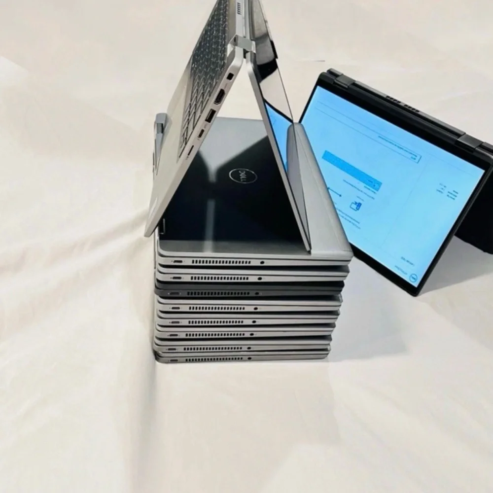 Convertible Laptop with Black and Silver Finish